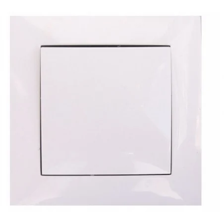 Wylaczniki-jednobiegunowe - lc-01b wesa włącznik światła pojedynczy biały podtynkowy vcx 