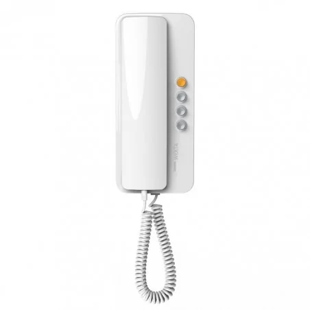 Domofony - biały unifon wielolokatorski do instalacji 4,5,6 żyłowych wekta tk-6.1 orno 