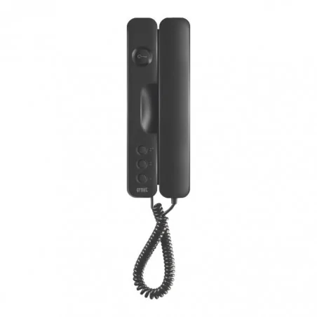 Domofony - czarny unifon wielolokatorski signo do instalacji 4,5,6 żyłowych urmet 1140/41 orno 