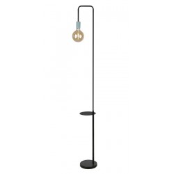 Lampy-stojace - funkcjonalna lampa stojąca z półką e27 175cm viper 51-00040 candellux