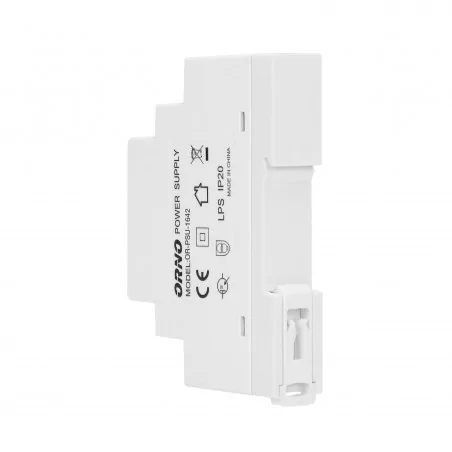 Zasilacze-led - zasilacz na szynę din 12vdc 1,25a 15w szerokość 1 moduł or-psu-1642 orno 