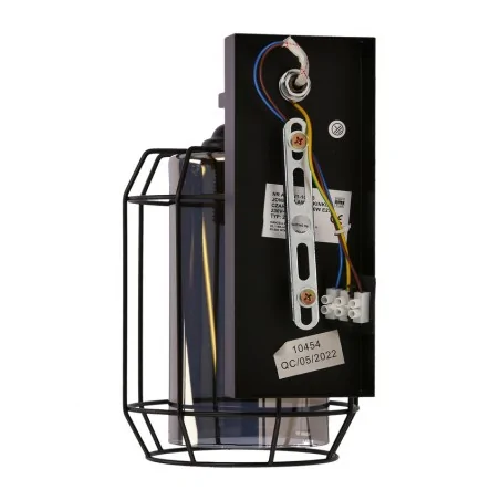 Kinkiety-do-salonu - efektowny czarny kinkiet - dymiony 1x40w e27 jonera 21-10186 candellux 