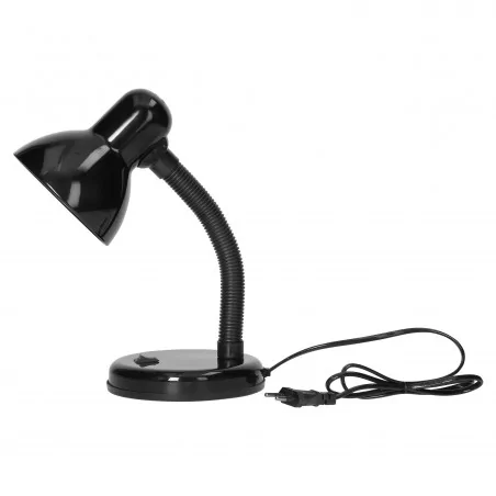 Lampki-biurkowe - czarna lampa biurkowa elastyczna e27 40w fupi dl-4/b orno 
