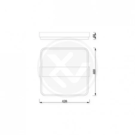 Oswietlenie-sufitowe - czarny plafon led galaxis centauri 40w 4038 lvt 