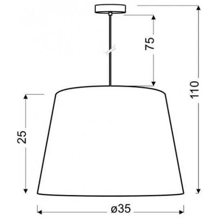 Lampy-sufitowe - klasyczna lampa wisząca złoto-biała 1x60w e27 americano 31-32324 candellux 