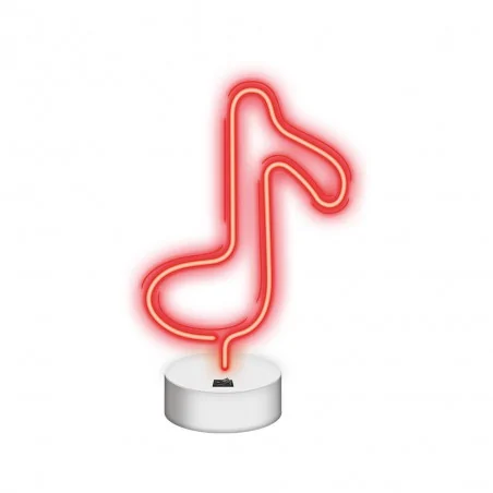 Neony-led - dekoracja neonowa w kształcie nutki na podstawce nne08 neolia forever light 