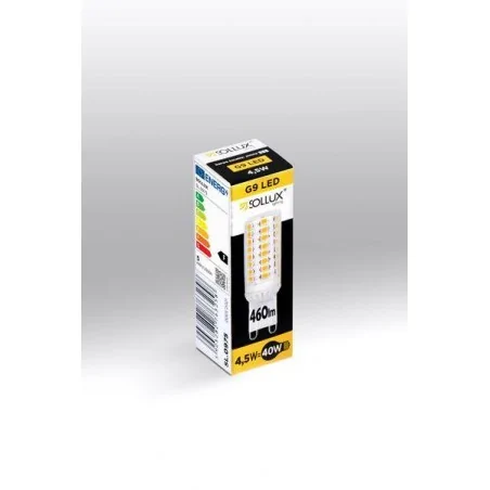 Gwint-trzonek-g9 - żarówka led g9 białe zimne 4000k 4,5w 460lm sl.0975 sollux lighting 