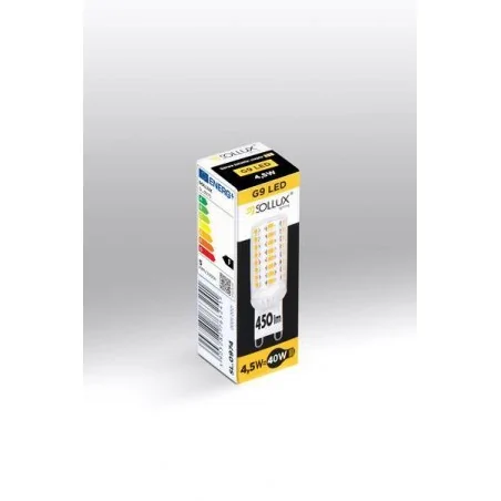Gwint-trzonek-g9 - żarówka led g9 białe ciepłe 3000k 4,5w 450lm sl.0974 sollux lighting 