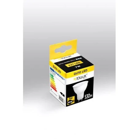 Gwint-trzonek-gu10 - żarówka led gu10 neutraln barwa 4000k 7w 530lm sl.0973 sollux lighting 