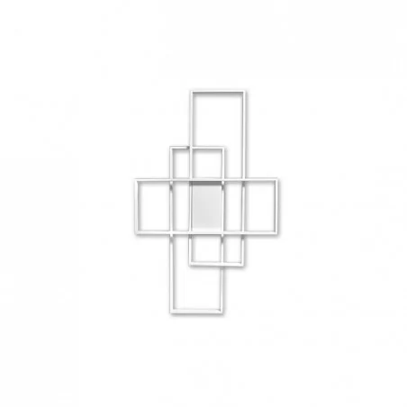 Oswietlenie-sufitowe - biały plafon led galaxis pegaz 130w 3317 lvt 