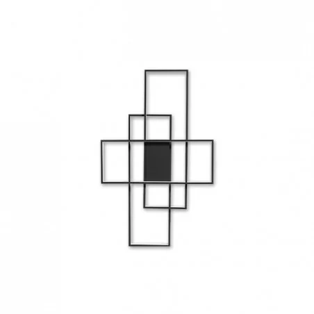 Oswietlenie-sufitowe - czarny plafon led galaxis pegaz 130w 2687 lvt 