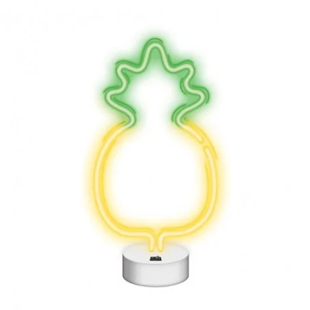 Neony-led - dekoracyjny neon led w kształcie ananasa z włącznikiem na podstawce rtv100287 neolia forever light 