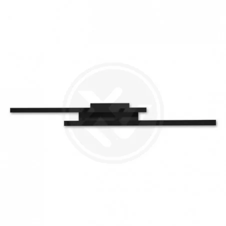 Oswietlenie-sufitowe - czarny plafon led galaxis vela 90w 3335 lvt 