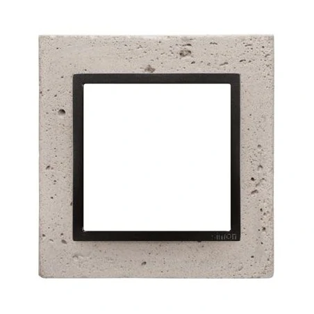 Ramki-pojedyncze - ramka pojedyncza betonowa czarny charakter drn1/98 simon 54 nature kontakt-simon 