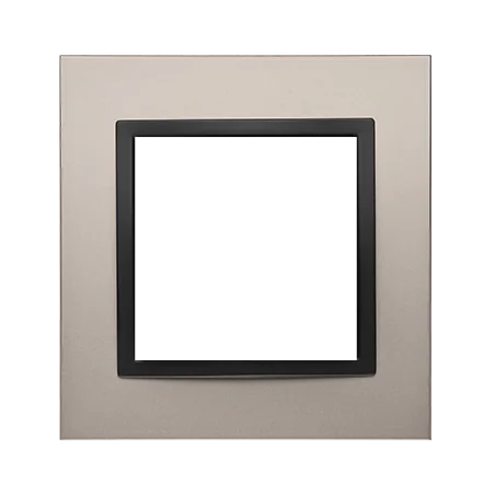 Ramki-pojedyncze - ramka pojedyncza metalowa satynowa noc simon 54 drn1/81 kontakt-simon 