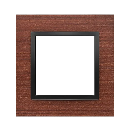 Ramki-pojedyncze - ramka pojedyncza drewniana czarny orzech simon 54 drn1/87 kontakt-simon 