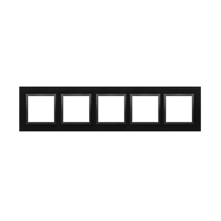 Ramki-pieciokrotne - ramka pięciokrotna szklana wulkaniczna lawa simon 54 drn5/75 kontakt-simon 