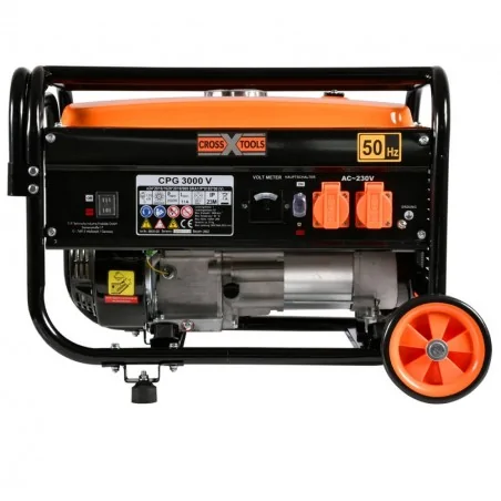 Automatyka - generator prądotwórczy 2,5kw/230v 1f, pb95/98 15l cpg 3000 v croos x tools 