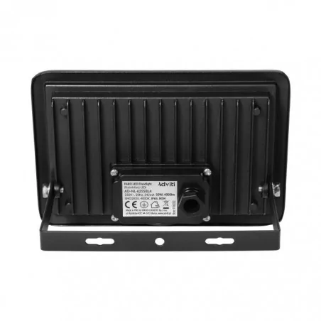 Naswietlacze-led-50w-i-wiecej - naświetlacz led 50w 4000lm ip65 4000k aluminium + szkło faro ad-nl-6255bl4 orno 