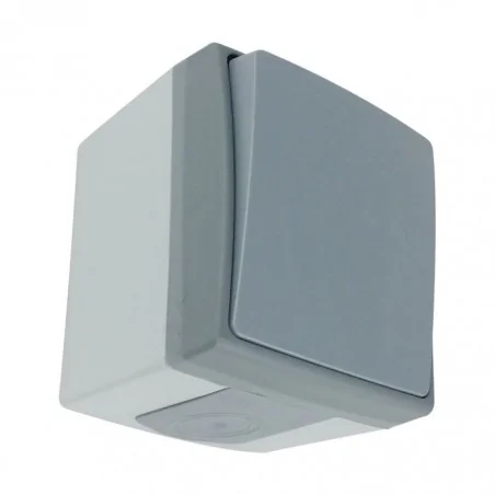 Wlaczniki-i-przyciski-dzwonkowe - przycisk dzwonek szaro-grafitowy ip55 aquatic pro or-oe-7404/gr orno 