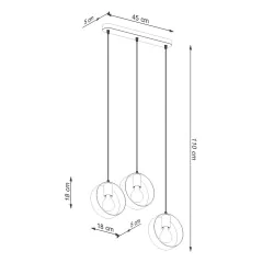 Strona-glowna - sl.1138 lampa sufitowa zwis 3 białe koła e27 titran sollux 