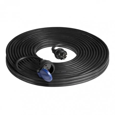Przedluzacze-elektryczne - przedłużacz 30m bryzgoszczelny ip44 1x2p+z h07rn-f 3x1,5mm² 230vac/16a or-ae-13169/30m orno 