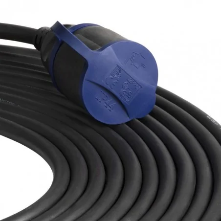 Przedluzacze-elektryczne - przedłużacz warsztatowy ip44 1x2p+z (schuko) 20m h07rn-f 3x1,5mm² 230vac/16a or-ae-13169(gs)/20m orno 