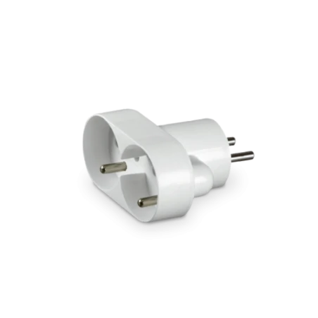 Rozgalezniki - podwójny rozgałęźnik wtyczkowy biały bas 2 10a 04301 ideus 