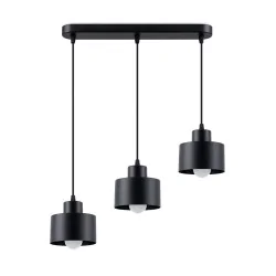 Lampy-sufitowe - sl.1133 lampa sufitowa potrójny zwis nad wyspę kuchenną e27 savar 3 sollux