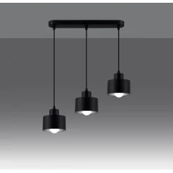 Lampy-sufitowe - sl.1133 lampa sufitowa potrójny zwis nad wyspę kuchenną e27 savar 3 sollux 