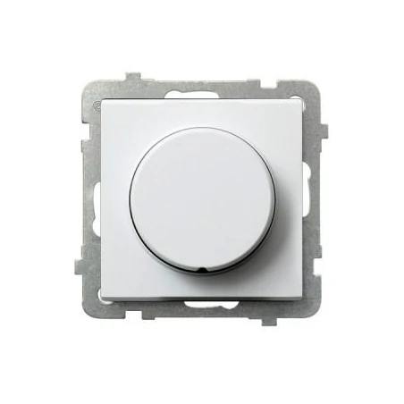 Regulatory-oswietlenia - ściemniacz przyciskowo-obrotowy przystosowany do obciążenia żarowego i halogenowego łp-8r/m sonata ospel 