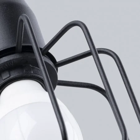 Kinkiety-do-salonu - sl.1117 kinkiet industrialny zakęcony supeł e14 beluci 1s sollux 