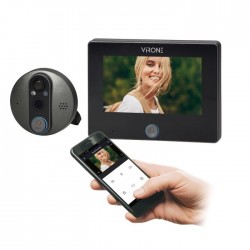Wideodomofony - cyfrowy wizjer do drzwi z kamerą czujnikiem ruchu funkcją smart i doświetleniem nocnym dv-3 orno