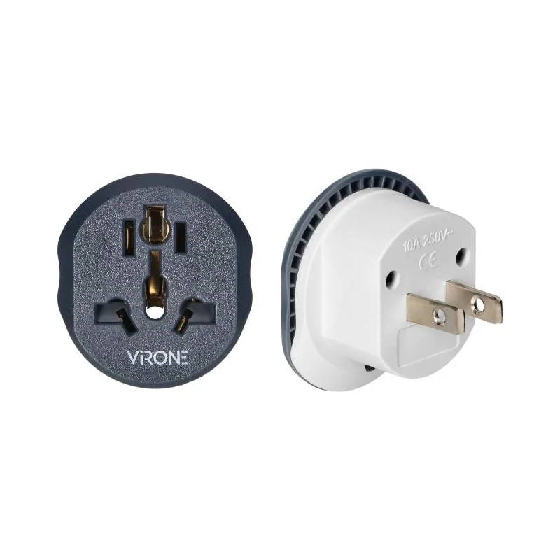 Rozgalezniki - adapter podróżny go to usa 110-230v/10a uniwersalne gniazdo wtyczka amerykańska (typ a,b) ta-8 orno firmy ORNO 