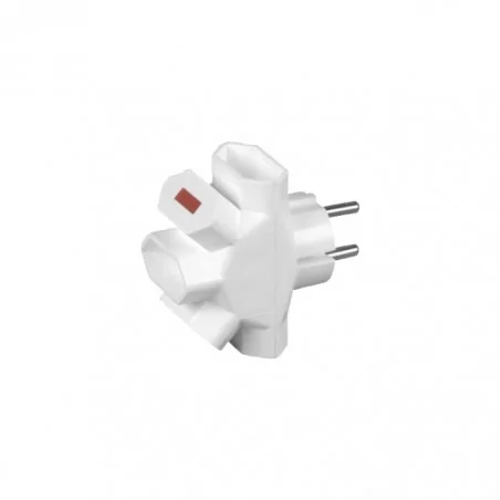 Rozgalezniki - rozgałęźnik 4x2p/ii z podświetleniem r-4/s orno 