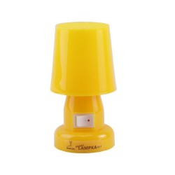 Lampki-nocne - żółta lampka do kontaktu e14 7w ml-1 rum-lux