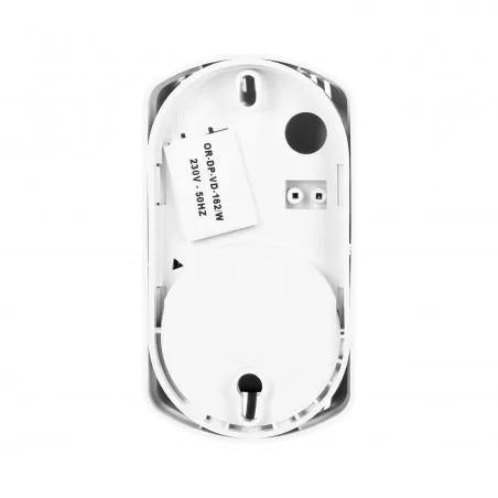 Dzwonki-do-drzwi-przewodowe - dzwonek dwutonowy bim-bam biały elektroniczny 230v or-dp-vd-162/w orno 