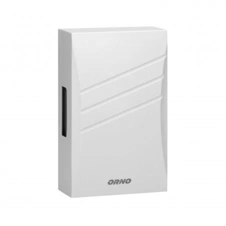 Dzwonki-do-drzwi-przewodowe - dzwonek przewodowy biały elektromechaniczny bim-bam z wbudowanym transformatorem 230v-8v belis or-dp-bd-157 orno 