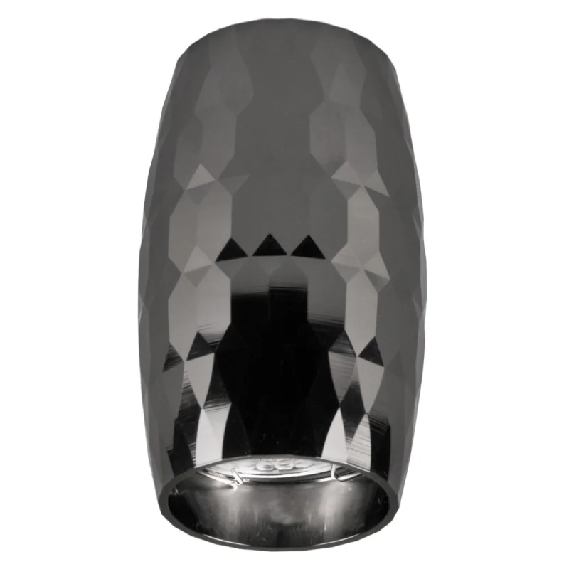 Oprawy-sufitowe - 323392 ozdobna oprawa sufitowa czarna tuba natynkowa bella gu10  polux firmy POLUX GOLDLUX 