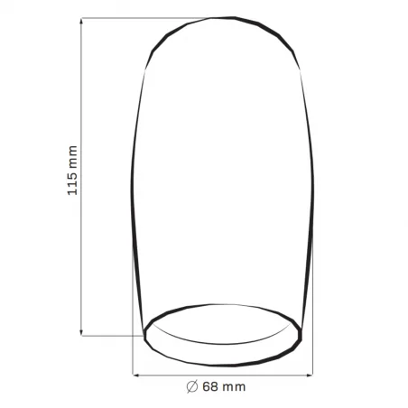 Oprawy-sufitowe - 323385 ozdobna oprawa sufitowa złota tuba natynkowa bella gu10  polux 