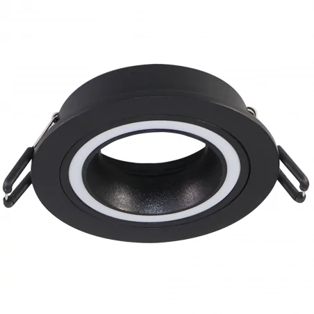 Oprawy-sufitowe-stale - 323699 oprawa sufitowa czarne oczko podtynkowe falco mr16 polux 