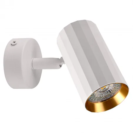 Kinkiety-do-salonu - 323477 oprawa ścienno sufitowa biało-złota gu10 nicea polux 