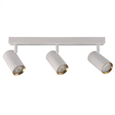 Kinkiety-do-salonu - 323491 listwa ścienno sufitowa biało-złota 3xgu10 nicea polux 