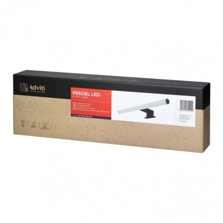 Kinkiety-do-salonu - łazienkowa lampa nad lustro led 6w 540lm 4000k peegel ad-om-6121l4/b orno 