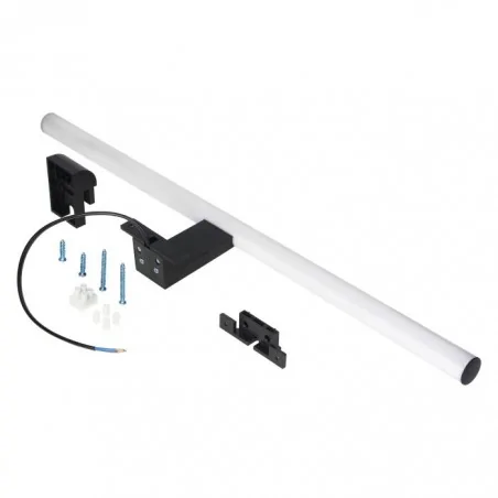Kinkiety-lazienkowe - czarny kinkiet łazienkowy nad lustro led 9w 810lm 4000k peegel ad-om-6122l4/b orno 