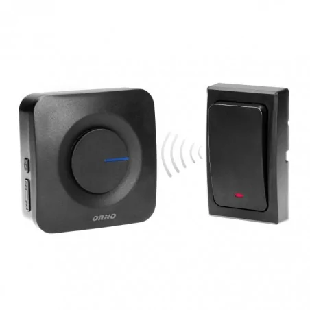 Dzwonki-do-drzwi-bezprzewodowe - dzwonek bezprzewodowy sieciowy 230v learning system ondo ac or-db-mt-156 orno 