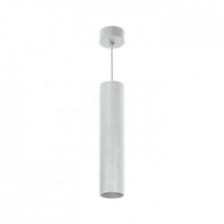 Lampy-sufitowe - lampa wisząca biała tuba gu10 35w barbra ad-op-6189wgu10 orno