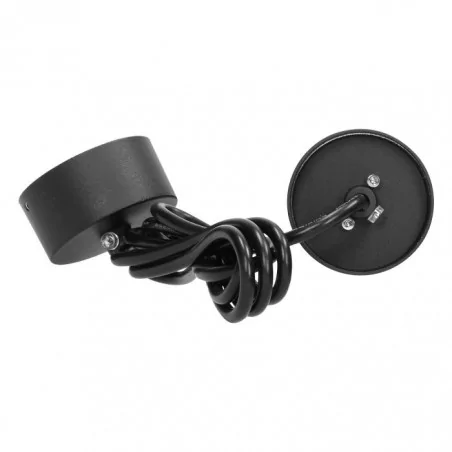 Lampy-sufitowe - czarna lampa - tuba wisząca du10 max. 35w barbra ad-op-6189bgu10 orno 