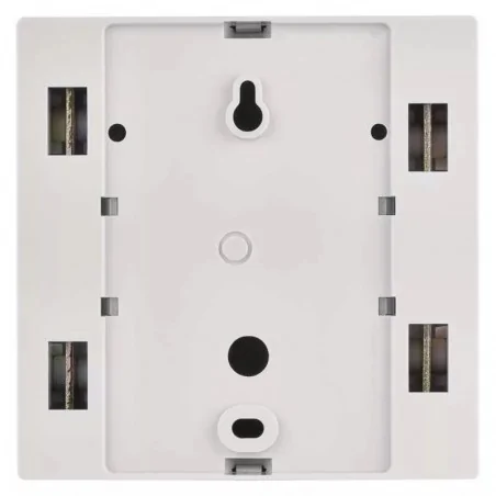 Dzwonki-do-drzwi-przewodowe - dzwonek do drzwi przewodowy biały kwadratowy 230v p57001 emos 