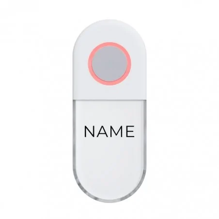 Dzwonki-do-drzwi-bezprzewodowe - bezprzewodowy przycisk do rozbudowy dzwonków tela biały ip44 or-db-ka-167pd/w orno 